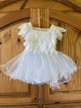 Girls Fairy Dust white lace sleeveless costume dress size 3T